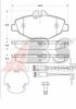 MERCE 0034206520 Brake Pad Set, disc brake